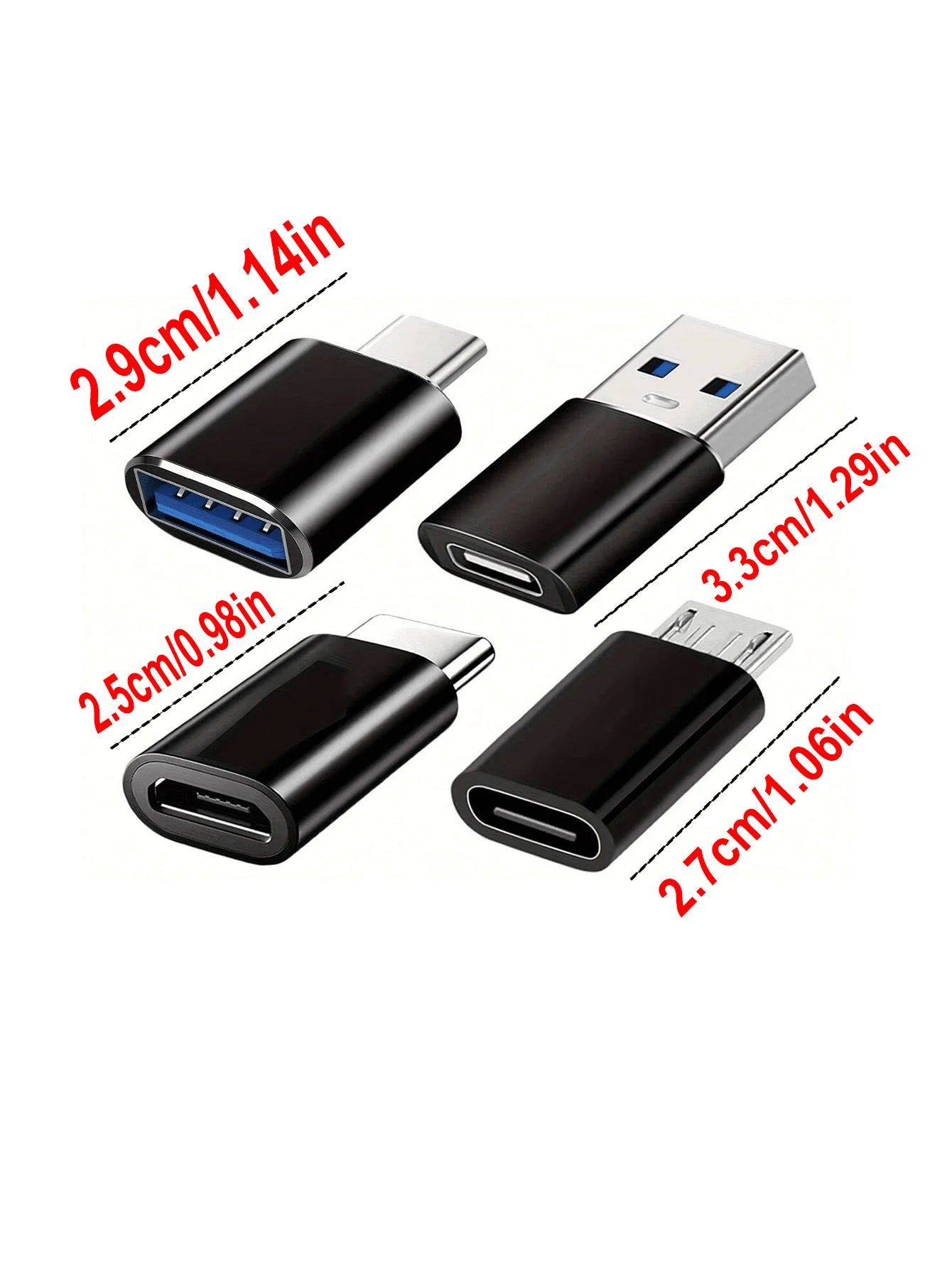 8-in-1 USB-C Adapter Set – OTG, Micro USB & USB 3.0 for MacBook & Smartphones