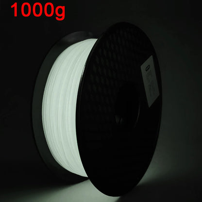Glow-in-the-Dark PLA Filament – Luminous Purple, Green, Blue & Rainbow, 1.75mm for 3D Printers