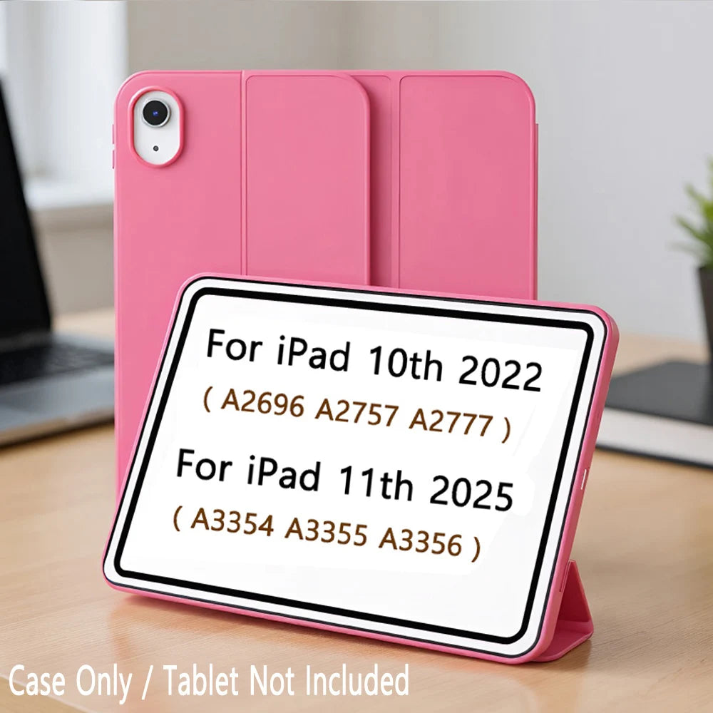 Magnetic Slim Trifold iPad Case – 11" 2025 / 10.9" 2022