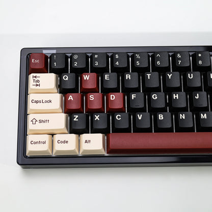 KBDiy Rome Set 174-Key Cherry Profile PBT Double Shot Keycaps – Jade Translucent for Mechanical Keyboards
