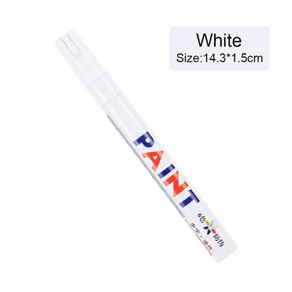 White Tyre Paint Pen Set | Waterproof Oil-Based Quick Dry Permanent Marker for Car Tyres (3pcs)