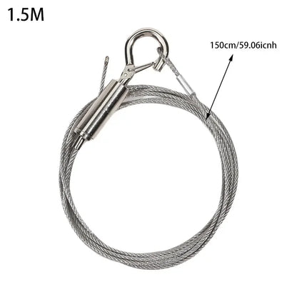 Adjustable Stainless Steel Wire Rope Clothesline