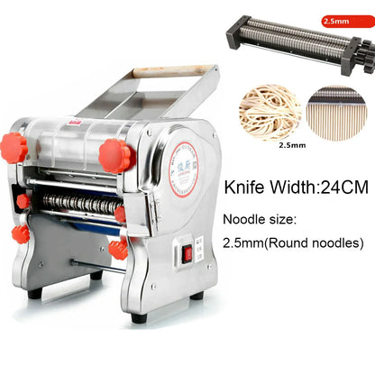 550W Electric Pasta & Noodle Maker Machine – Stainless Steel Dual Knife