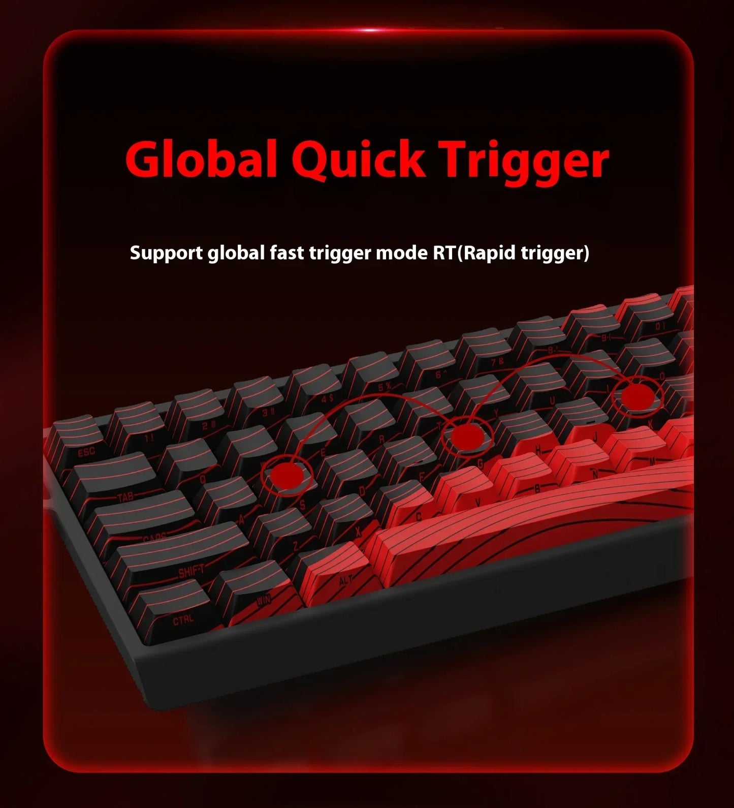Madlions Mad 60He / Mad 68He Magnetic Switch Mechanical Keyboard – Wired, RGB, Esports
