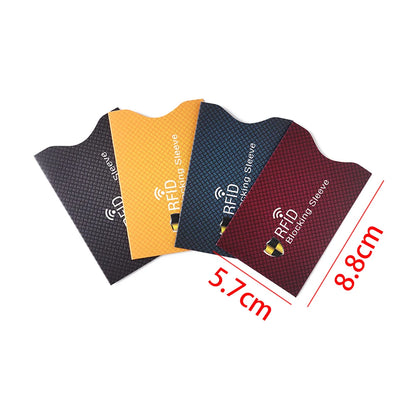 RFID Blocking Card Sleeve Protectors – 5 Pack
