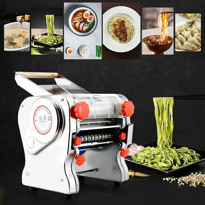 550W Electric Pasta & Noodle Maker Machine – Stainless Steel Dual Knife
