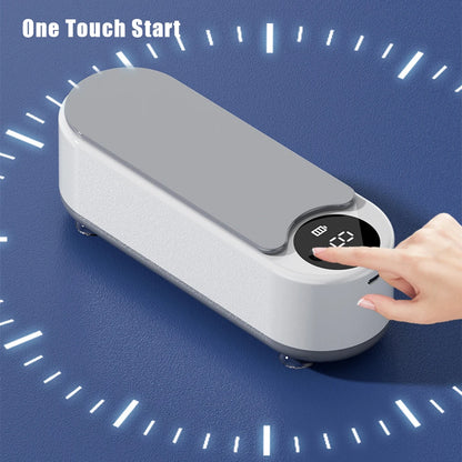Ultrasonic Jewelry Cleaner Machine – Portable USB Rechargeable Cleaner for Rings, Necklaces & Glasses