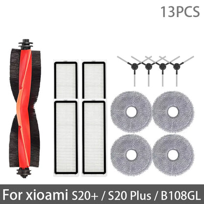 Xiaomi Robot Vacuum S20+ / B108GL / B108CN / B113CN Spare Parts – Brush, Filter & Mop