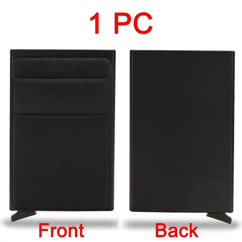 RFID Blocking Slim Metal Card Holder Wallet