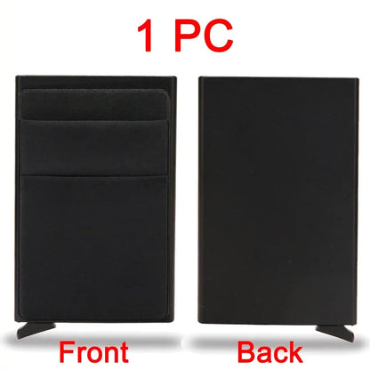 RFID Blocking Slim Metal Card Holder Wallet