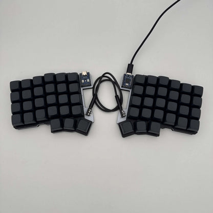 Silakka54 Split Ergonomic Keyboard Kit | QMK/VIAL | MX & Choc Switch | TRRS Cable | Custom PC Accessory