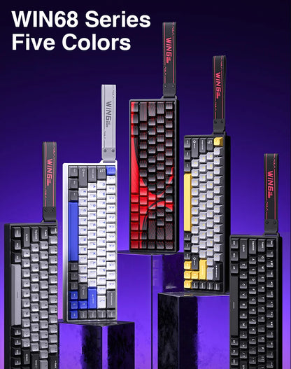 AULA WIN60 / WIN68 HE Magnetic Switch Gaming Keyboard – Rapid Trigger, RGB, Hotswap