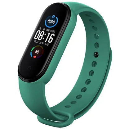 Silicone Watch Strap for Xiaomi Mi Band 3 4 5 6 7 | 24 Colors