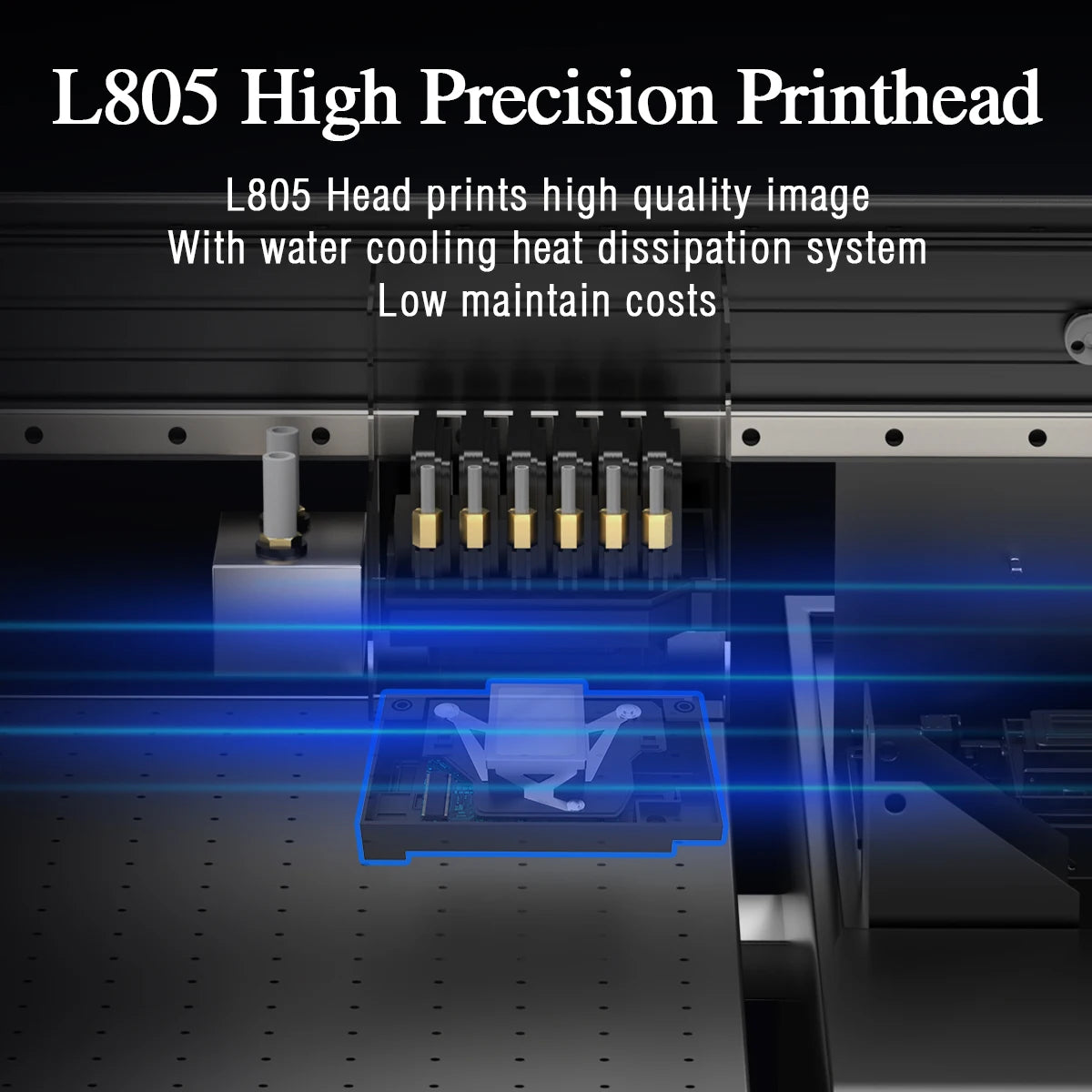 A4 UV Flatbed Printer for Epson L805 – Phone Cases, Bottles, Acrylic, PVC, UV DTF Stickers