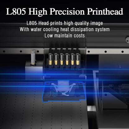 A4 UV Flatbed Printer for Epson L805 – Phone Cases, Bottles, Acrylic, PVC, UV DTF Stickers
