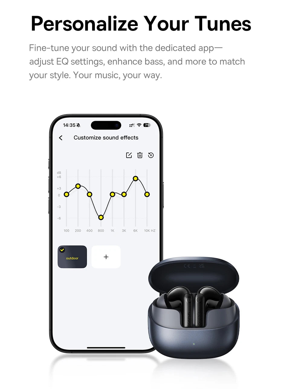 Baseus EP10 Pro ANC TWS Earbuds – 50dB, LDAC, Bluetooth 6.0, 6 Mics, Hi-Res, IP55