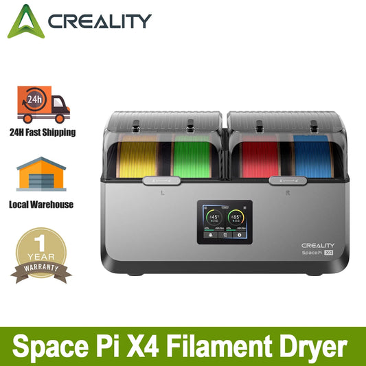 Creality Space Pi X4 Filament Dryer – Dual Chamber, Active Dehumidification