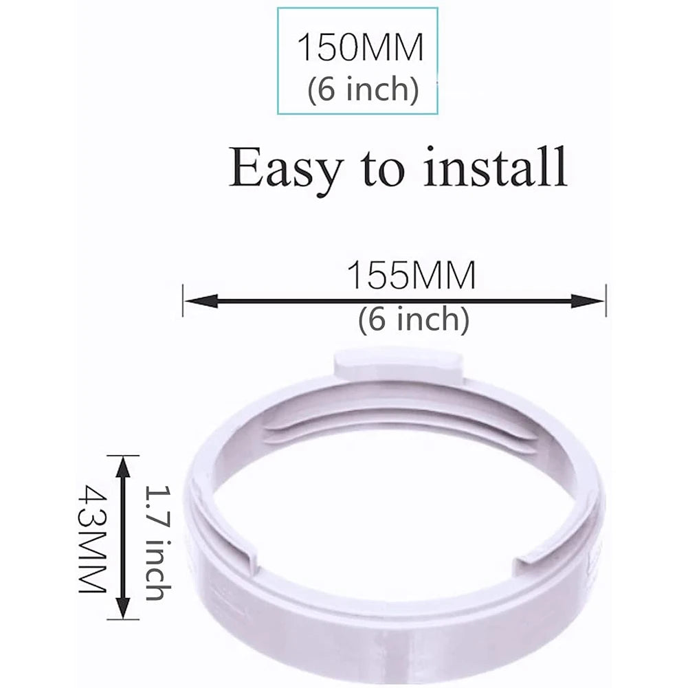 Portable Air Conditioner Exhaust Hose Coupler – Round Window Adapter & Tube Connector