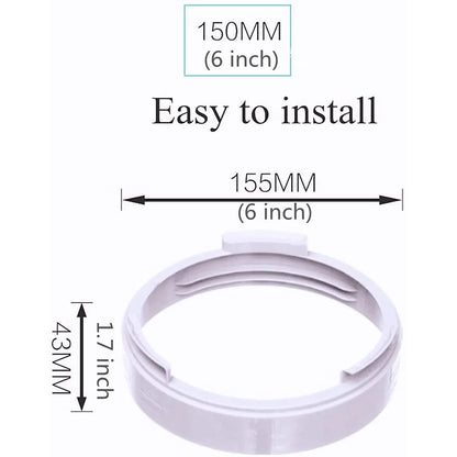 Portable Air Conditioner Exhaust Hose Coupler – Round Window Adapter & Tube Connector