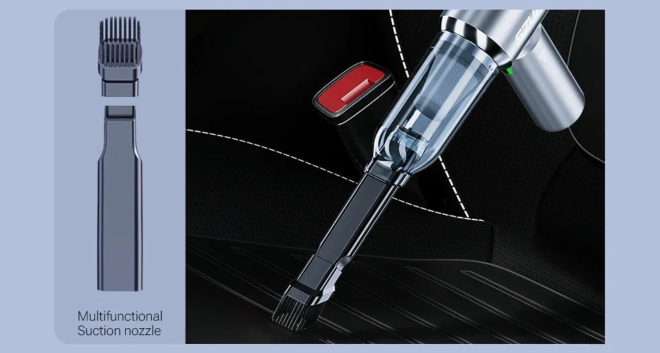 Cordless Car & Home Vacuum Cleaner – Strong Suction Portable Handheld Dust Blower