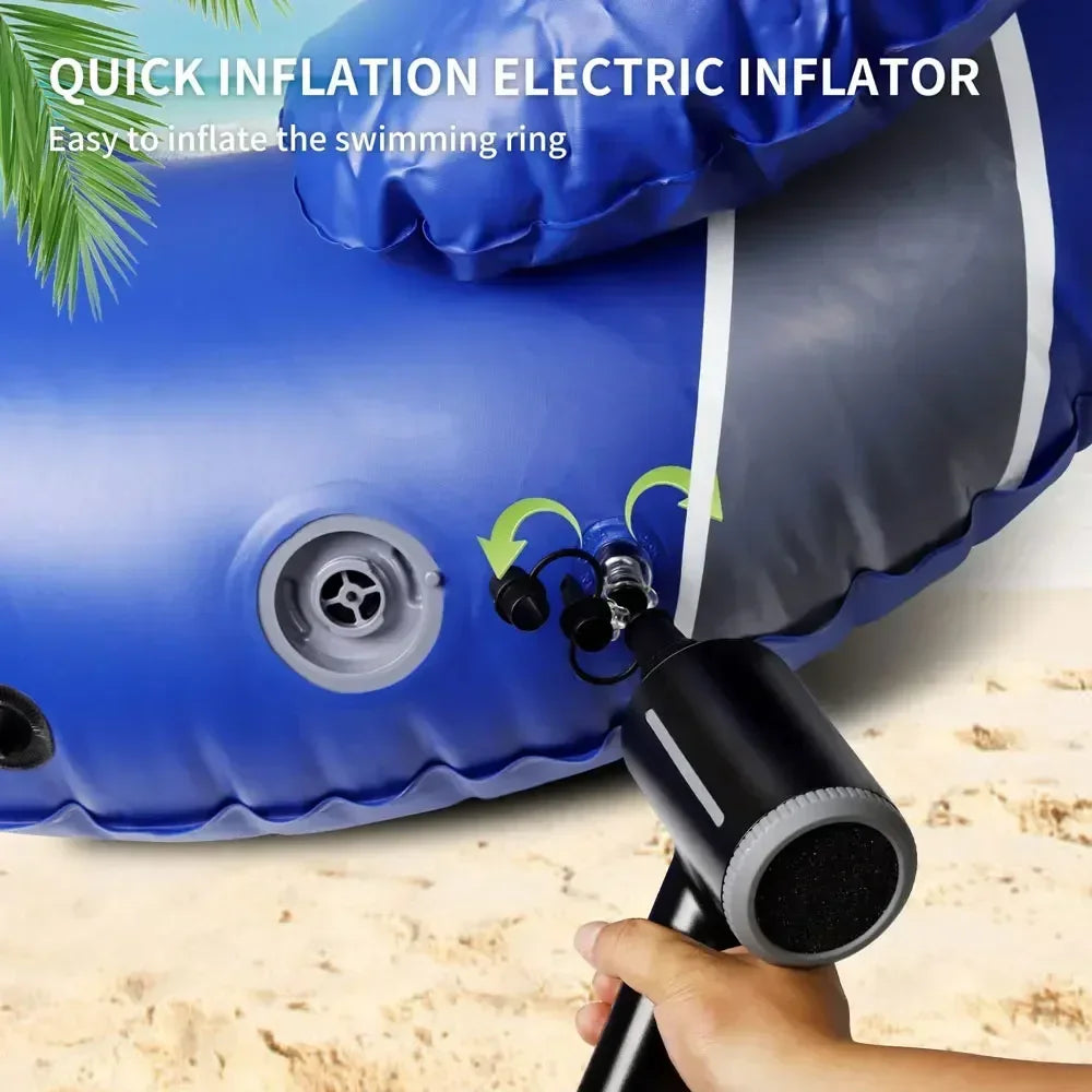 Electric Air Duster & Air Pump 2-in-1 – Compressed Air Cleaner for PC, Laptop, Keyboard + Inflate Swimming Rings