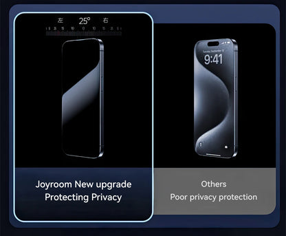 Joyroom Anti-Spy Privacy Screen Protector for iPhone 17 Pro Max / 17 Pro / 17 Air | Tempered Glass Film
