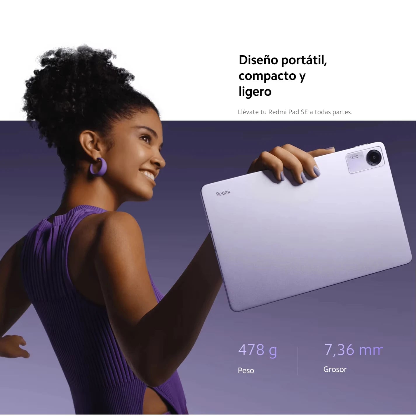 Xiaomi Redmi Pad SE 11" – 8GB+256GB, Snapdragon, WiFi, MIUI for Pad, EEA Version