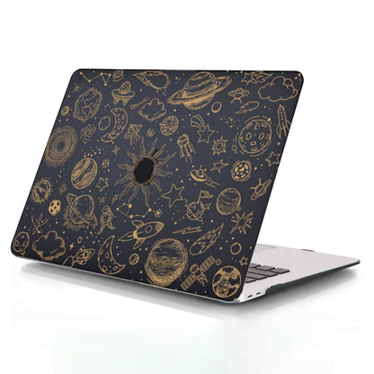 MacBook Air/Pro Mechanical Style Plastic Case — Air 13"/15" M2, Pro 13" A1932/A2338/A2337