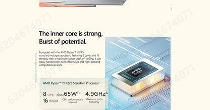 Lenovo ThinkBook 16+ 2025/2026 – AMD Ryzen 7 H 255 / AI 7 H 450, 24/32GB DDR5, 16" 2.5K 120Hz