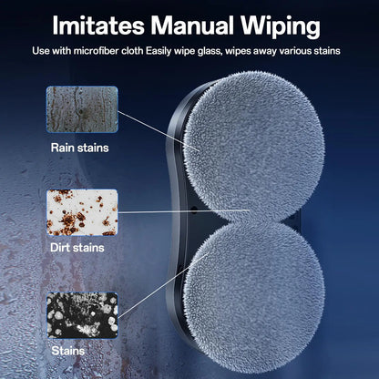 Intelligent Automatic Window Cleaner Robot – Water Spray, Remote Control, Vacuum Suction | Glass & Mirror Cleaning