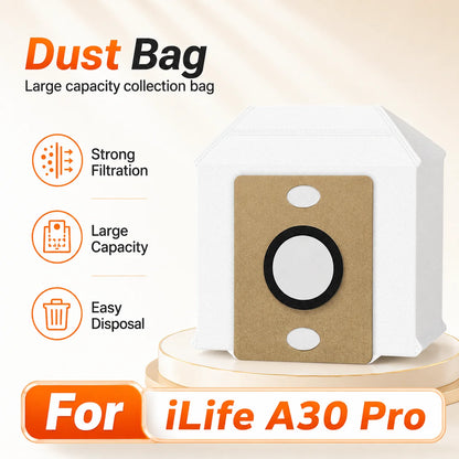 iLife A30 Pro Robot Vacuum Spare Parts – Brush, Filter, Mop & Dust Bag