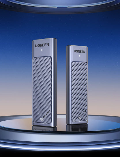 UGREEN M.2 SSD Enclosure | NVMe & SATA | USB 3.2 Gen2 20Gbps | Supports 2230–2280