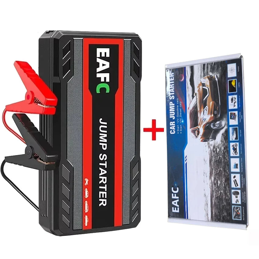 Car Jump Starter 600A-2000A | 12V Portable Battery Booster & Power Bank for Emergency Start (EAFC)