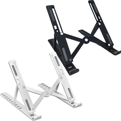 Adjustable Aluminum Laptop Stand – Foldable Cooling Holder for MacBook & Notebooks