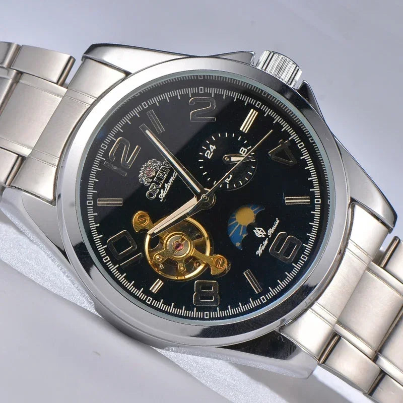 Orient Men's Automatic Mechanical Watch – Stainless Steel, Hardlex Crystal, Fashion & Casual