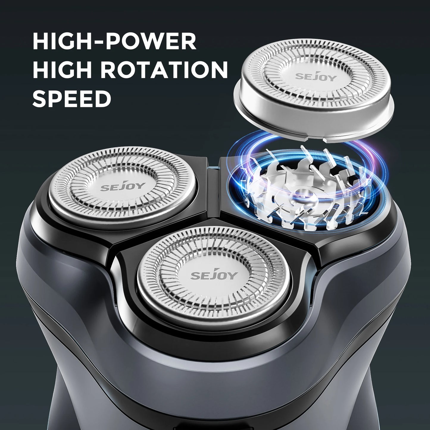 Sejoy Electric Razor for Men – Rechargeable Electric Shaver