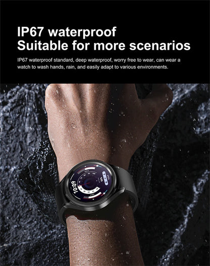 2025 Smart Watch 6 – AMOLED HD Screen, 100+ Sport Modes, IP68 Waterproof, Android & iOS