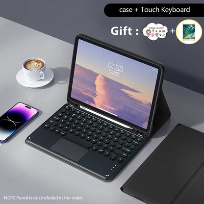 Bluetooth Keyboard & Mouse Case for iPad – Pro, Air, 10th Gen, Mini