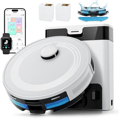 Lefant M2S Pro Robot Vacuum Cleaner – 10000Pa, Laser Navigation, Auto Dust Station