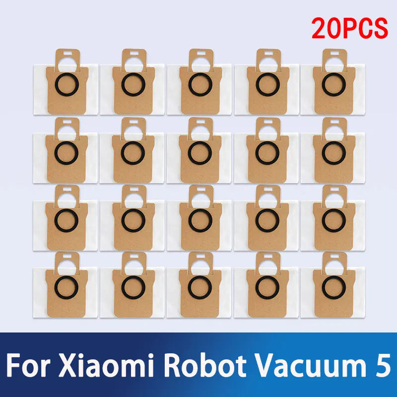 Xiaomi Robot Vacuum 5 / OV31GL Replacement Parts | Main Brush, Side Brush, HEPA Filter, Mop, Dust Bag