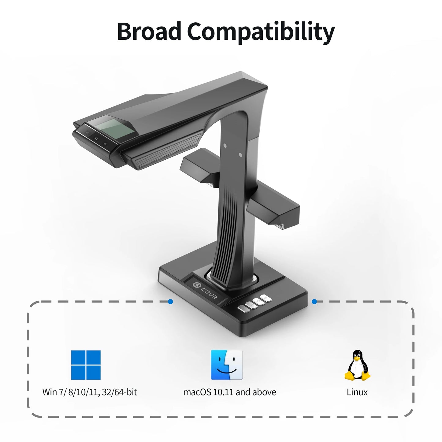 CZUR ET24 Pro Book & Document Scanner – 24MP, A3, HDMI