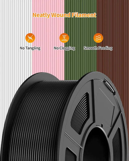 TECBEARS PLA+ Filament – 10KG Bundle, 1.75mm, Multi-Color, High Toughness, No Bubbles for FDM Printers