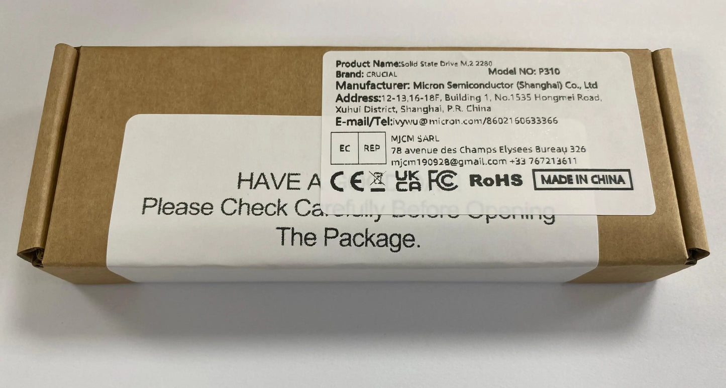 Crucial NVMe SSD M.2 2280 | P3 Plus / P310 / T500 / P510 | PCIe Gen4 | 500GB–2TB