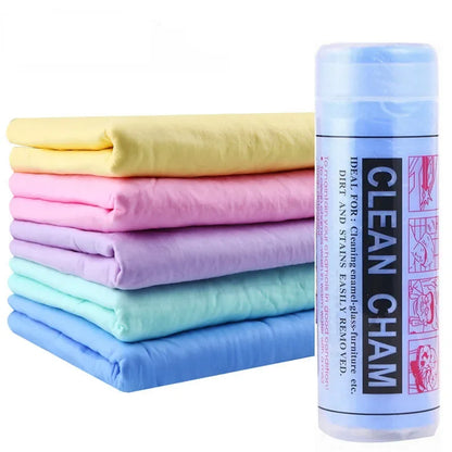PVA Premium Car Wash Towel | Ultra Absorbent Quick-Dry Deerskin Cloth, Scratch-Free & Reusable