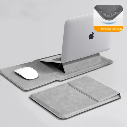 TAIKESEN Laptop Sleeve Case with Stand – PU, 13–16 Inch, for MacBook Air/Pro, Huawei, HP, Dell (Unisex)