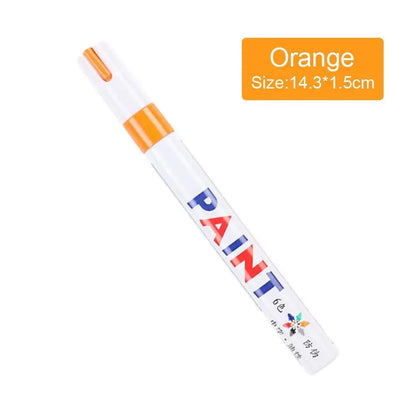 White Tyre Paint Pen Set | Waterproof Oil-Based Quick Dry Permanent Marker for Car Tyres (3pcs)