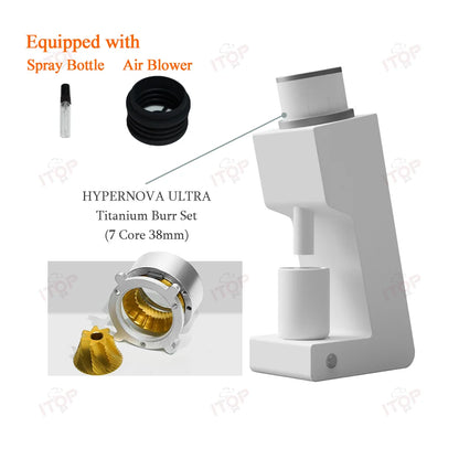 ITOP Electric Coffee Grinder | 64mm Flat Burr | 40 Settings | EU 220V