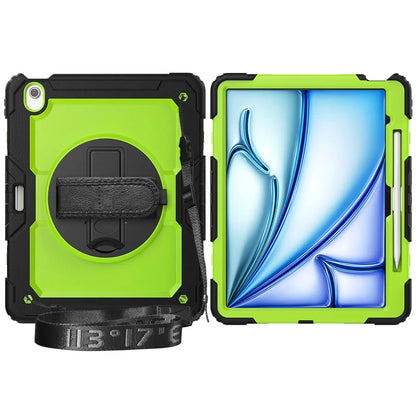 WeFor Heavy Duty iPad Case – Screen Protector, Shoulder Strap & Pencil Holder for iPad 11 A16, Air 11 & Air 13 M3 (2025)