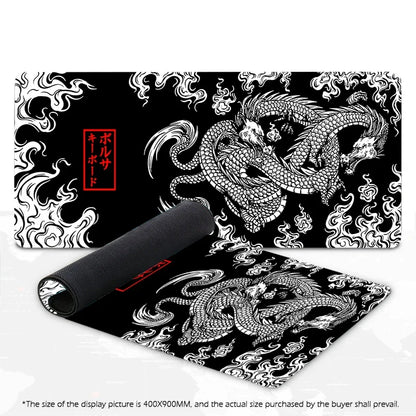 Japanese Dragon XXL Gaming Mouse Pad – Anime Desk Mat 900x400mm