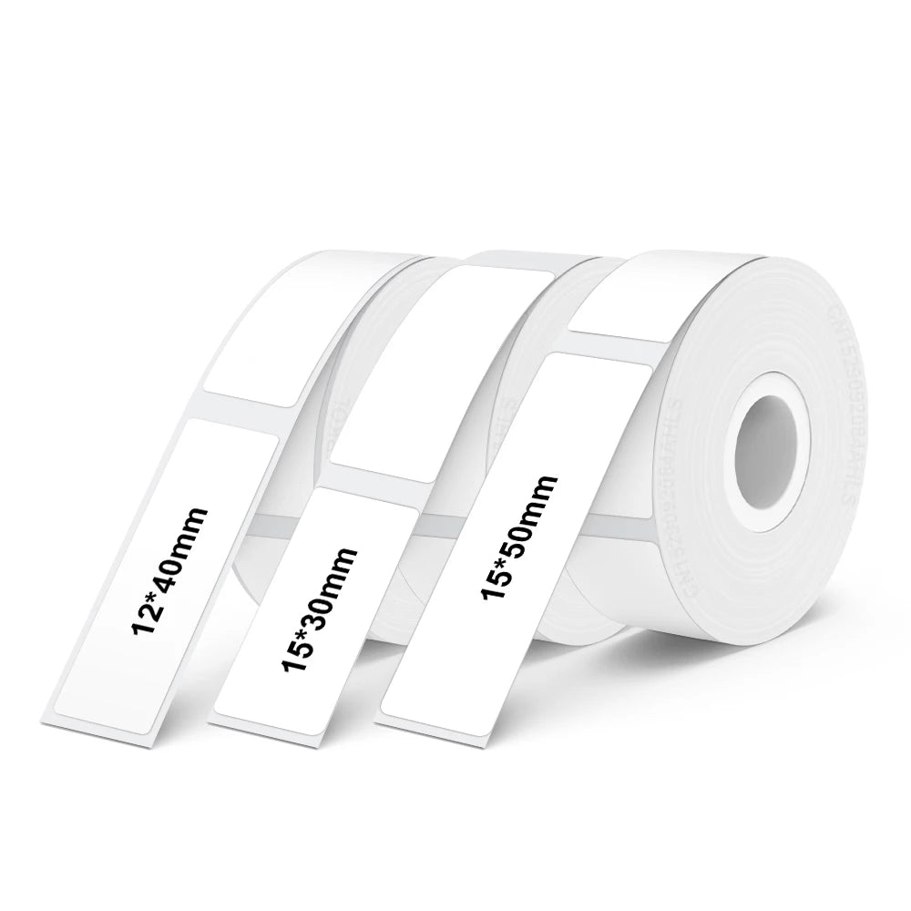 UniPlus D12 Mini Bluetooth Thermal Label Printer – Inkless, Self-Adhesive, iOS/Android